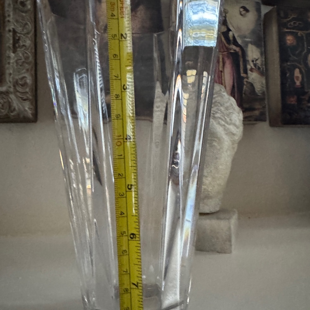 Vintage Tiffany & Co. Hexagon Crystal Vase - Picture 13 of 13